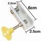 thumbnail image 2 of Adjustable Aluminum Window Locks, 4 Pack Secure Sliding Frame Mechanism, 2 of 5