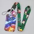 thumbnail image 3 of Demon Slayer Anime Style Bus Passcard Wallet with Lanyard for School Office ID Card Holder Cute Design, 3 of 26