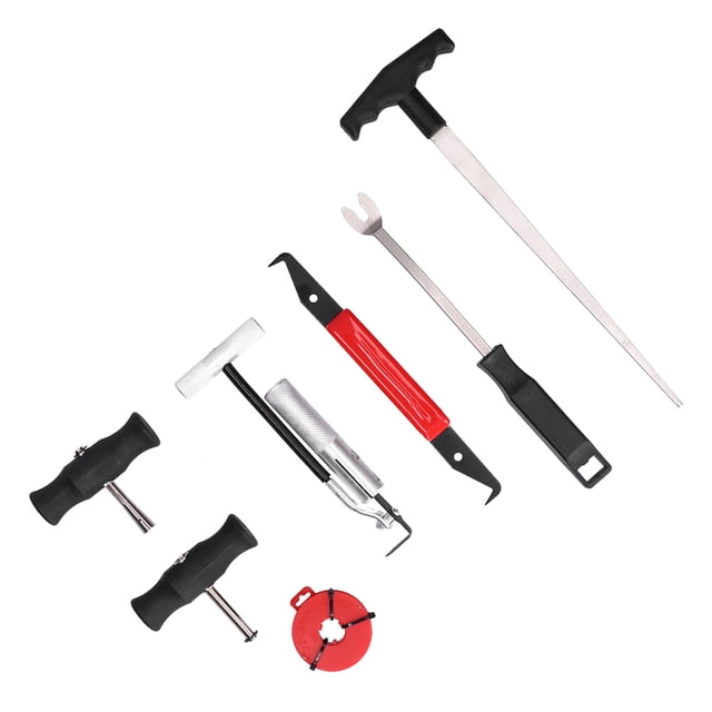 Wind Glass Removal, High Efficiency Windshield Remover Kit 7pcs Easy To Use for Car Light Trucks