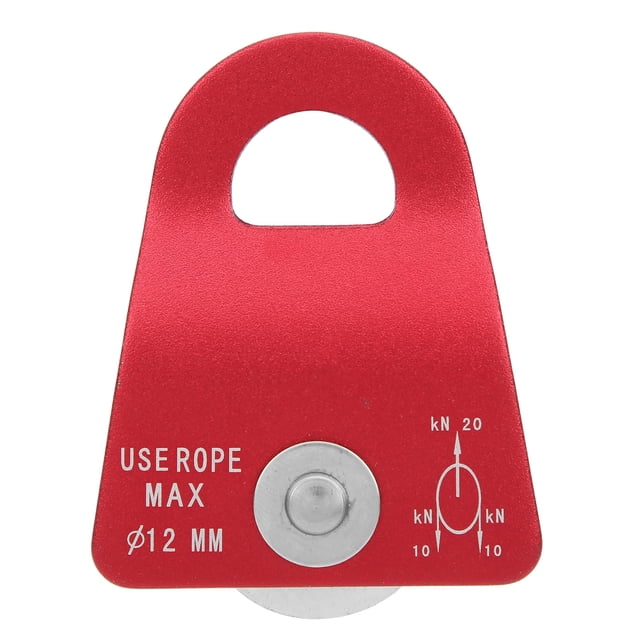 Side Plate Transport Equipment Pulley Roller, Single Pulley, Rigging Blocks For Lifting Towing Green,Blue,Red