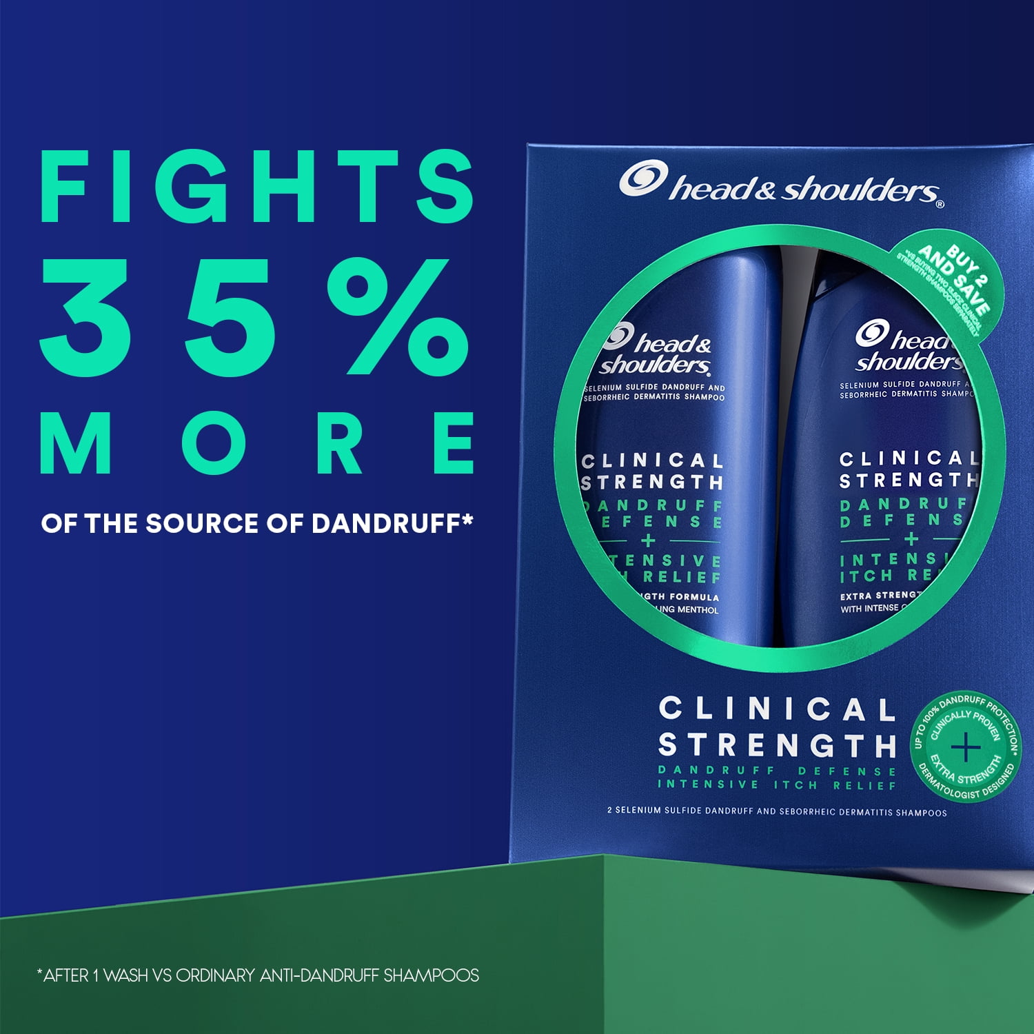Head & Shoulders CLINICAL STRENGTH Shampoo Itchy Scalp Care Anti-Dandruff