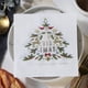 thumbnail image 1 of Servilletas de papel de seda con estampado navideño (paquete de 20) | Servilletas desechables para fiestas blancas de 33 x 33 cm | Papel de regalo festivo para manualidades, decoraciones y ambiente, 1 of 6