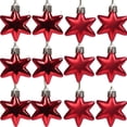 thumbnail image 1 of npkgvia Christmas Decorations,Hanging Decor,Christmas Tree Pendant 5cm12pcs Pentagonal Star Pendant Bright Irregular Electroplating,Clearance, 1 of 2