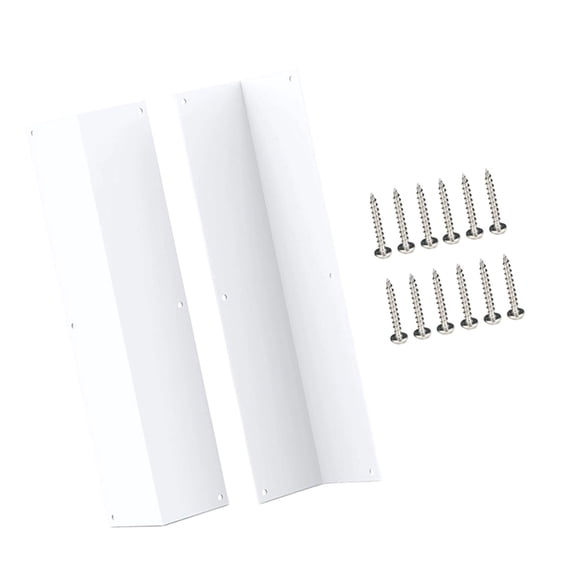 7829 2Pcs Siding Corner Guards Protector with 89° Angles Rustproof Metal Corner Guard