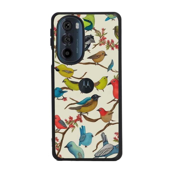 Birds-56 Phone Case, Degined for Moto Edge+ (2022) Case Men Women, Flexible Silicone Shockproof Case for Moto Edge+ (2022)