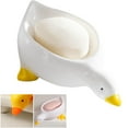 thumbnail image 4 of Plastic Duck Shape Soap Box for Bathroom, Anti-Slip and Drainable, Suitable for Family and Travel, 4 of 9