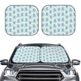 thumbnail image 2 of Saiise Sea Turtle for Foldable Car Sun Shades (2-Pack) Offer Sun Protection with an Easy-fold Design for Convenient Windshield Shading-Small, 2 of 6