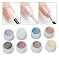 thumbnail image 3 of Crema Para Esmalte De Uñas, Textura Delicada, Crema De Gel Para Uñas Con Brillo De Grano De Concha Nacarada Para Salones De Uñas, 3 of 7