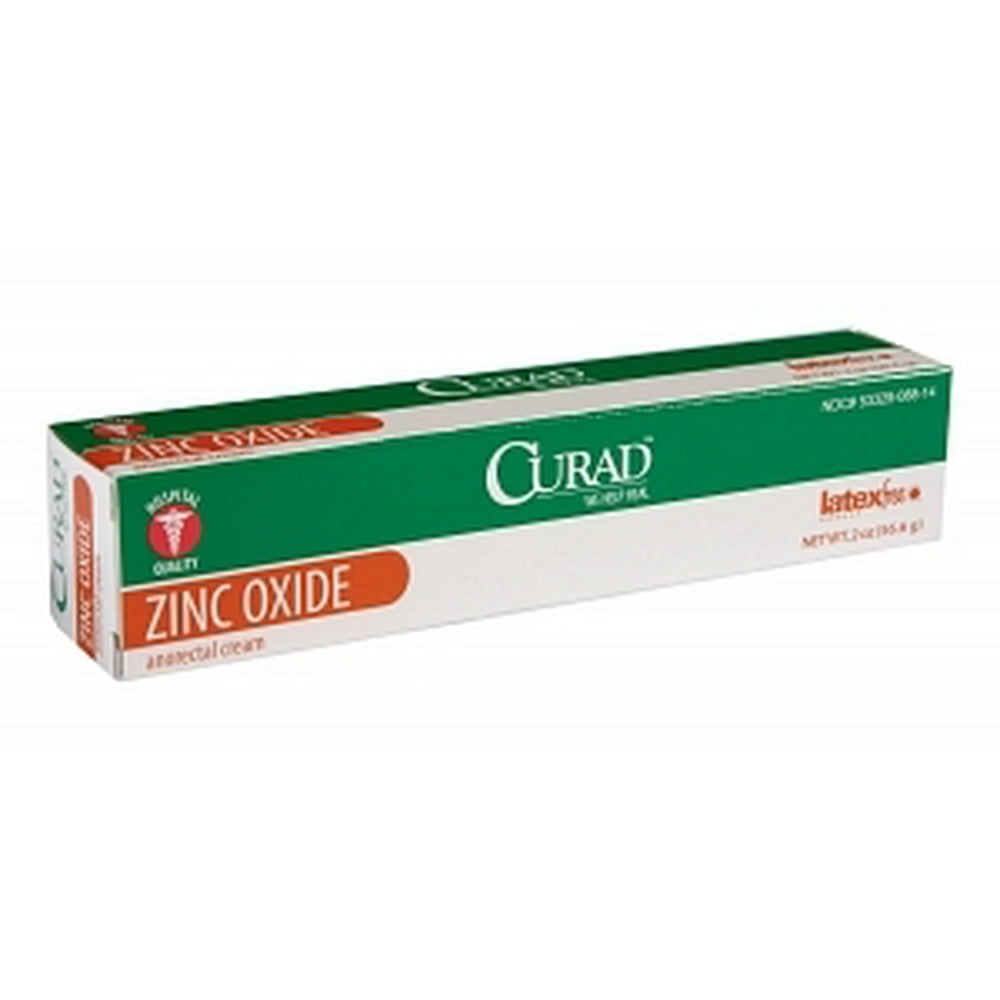 CURAD Zinc Oxide Anorectal Cream, 2 OZ