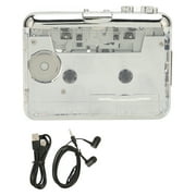 LaMaz Cassette Player Cassette Tape To MP3 Player with 3.5mm Headphone Jack Compatible with for OS X and PC