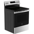 thumbnail image 3 of GE® 30" 5.0 Cu. ft. 240 Volts Free-Standing Electric Range with Crisp Mode in Stainless Steel, 3 of 6