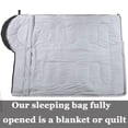 thumbnail image 5 of Saco de dormir tipo sobre impermeable portátil para adultos y niños, para 3-4 estaciones, para viajar, acampar y hacer senderismo, 5 of 5