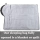 thumbnail image 5 of Saco de dormir tipo sobre impermeable portátil para adultos y niños, para 3-4 estaciones, para viajar, acampar y hacer senderismo, 5 of 5