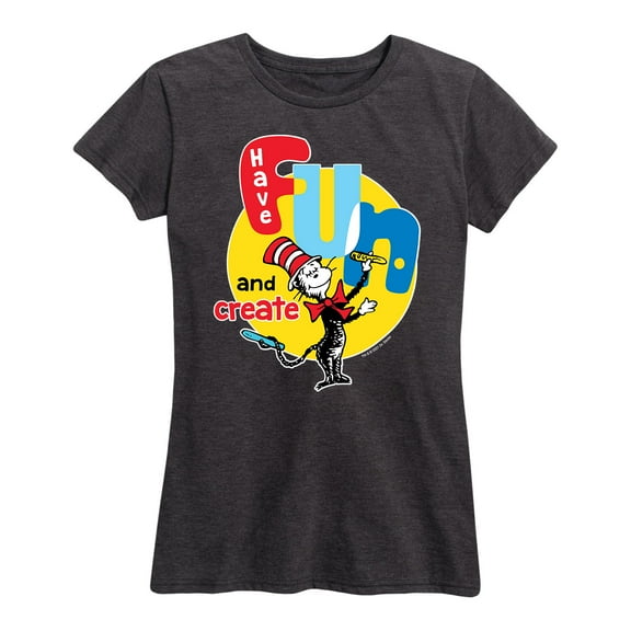 Dr. Seuss - Have Fun And Create - Women's Short Sleeve Graphic T-Shirt