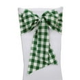 thumbnail image 7 of LA Linen TCcheck8x108-Pk10-RoyalK50 Gingham Checkered Chair Bows, White & Royal Blue - 8 x 108 in. - Pack of 10, 7 of 7