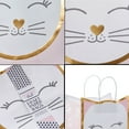 15 Pack Cat Gift Bags for Birthday Party Favors w/ 20 Sheets of Tissue