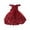 R348-Brick Red, variant on RMGVDSD Toddler Baby Girls Dresses Flower Girl Dress Children's Mesh Tulle Dress Wedding Party Gown Little Girl Princess Dresses Wedding Guest Dresses