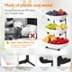thumbnail image 4 of Frutero Lifewit de 3 niveles de plástico con soporte de metal, 4 of 8