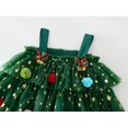 thumbnail image 5 of Christmas Kids Girls Sequin Stars Xmas Tree Dress Sleeveless Layered Tulle Tutu Dress Plush Ball Xmas New Year Party Clothes, 5 of 5