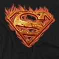 thumbnail image 2 of Superman Logo Flames T-Shirt-Men's XLarge, 2 of 7