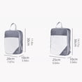 thumbnail image 3 of Packing Cubes Compression Green 5 Piece Set Travel Luggage Organizer Bags for Carry on Suitcase Storage, 3 of 6