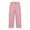 Pink, variant on Womens Capri Trousers Ladies Three Quarter Soft 3/4 Cropped Work Pants Ladies Stretch Pull on Trousers Elasticated Waist Summer Shorts Navy L