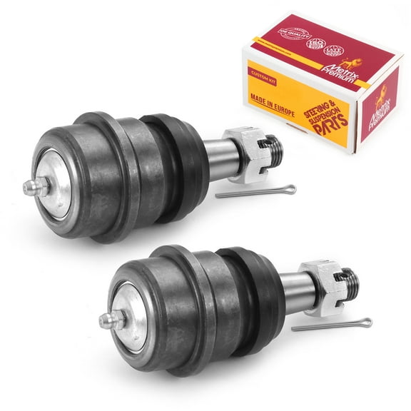 Metrix Premium Chassis Parts - 2 PC Front Upper Ball Joint Kit Fits 94-01 Dodge Ram 1500 4WD, 94-99 Ram 2500 4WD, 84-01 Jeep Cherokee, 86-92 Comanche, 87-17 Wrangler Replacement K3134T