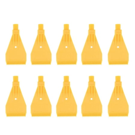 

1/4 Thread Size Flat Blowing Nozzle -Hole Yellow X10