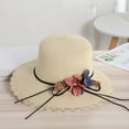 thumbnail image 6 of SikaFu Ms. Weaving Straw Hat Mori Flower Flower Sun Hat Spring And Summer Playing Sunscreen Hats Fashion Elegant Shadow Hat, 6 of 7