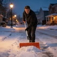 thumbnail image 4 of Removable Portable Snow Shovel Wide Shovel Head Effortless Snow Pushing Function Ergonomic Posture Design Quick Assembly for Outdoor Courtyard Garage Winter Emergency Snow Removal Tool, 4 of 8