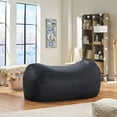 thumbnail image 2 of GDF Studio Stanfield Faux Suede 6.5 Foot Lounger Bean Bag, 2 of 6