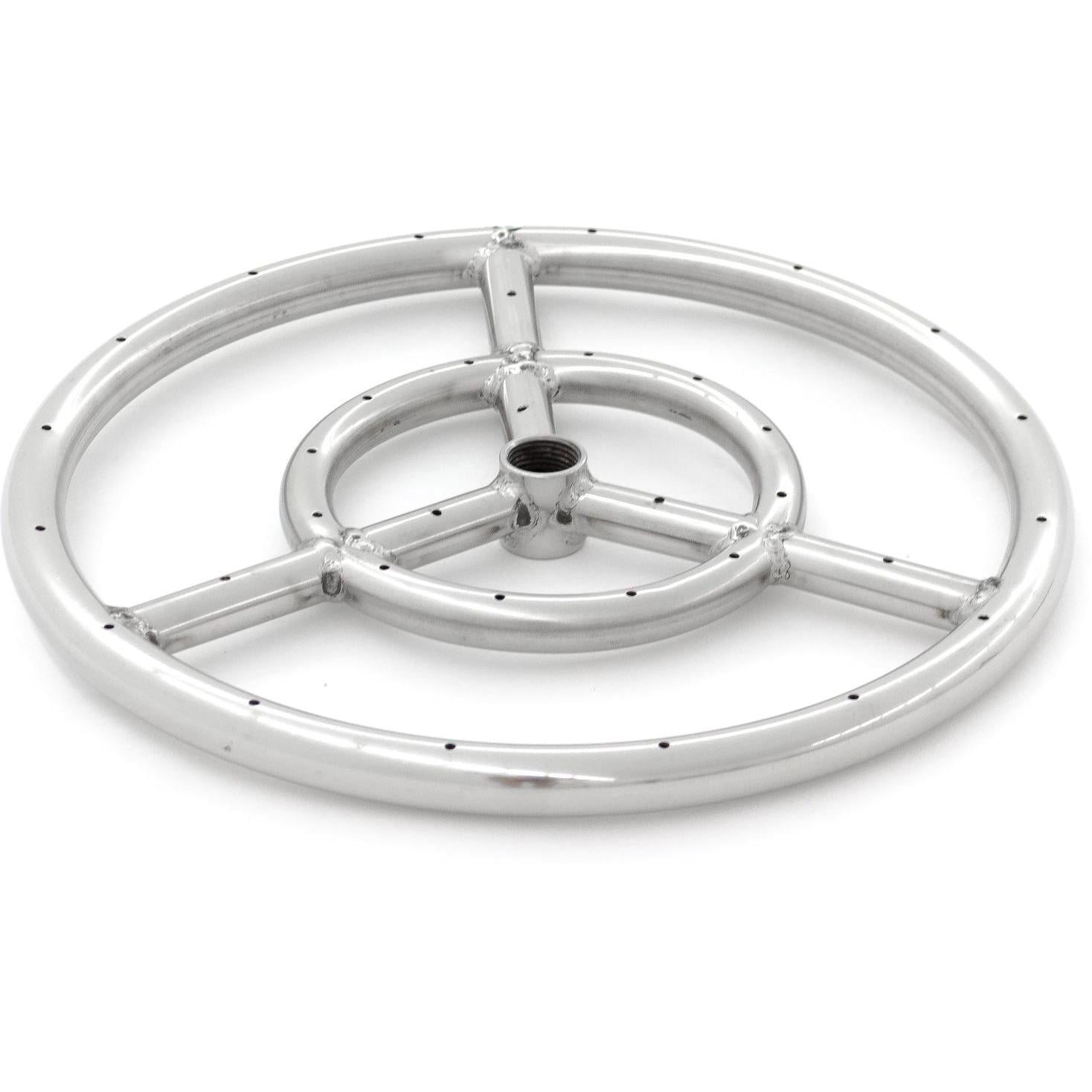 Lakeview Outdoor Designs 12Inch ThreeSpoke Round Natural Gas Double