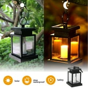 Solar Garden Hanging Lanterns Solar Ed Led Candle Light Indoor Outdoor Garden Yard Landscape Lantern Hanging Lamp