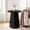 Black, variant on 19.69" Round End Table Wooden Couch Side Table Octagonal Base Rustic Farmhouse Style Black For Living Room Bedroom Reading Nook