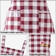 thumbnail image 3 of Delantal de moda de poliéster para mujer, mono de cocina con doble bolsillo y cintura para cocinar, ropa de trabajo, lindo estilo occidental, 3 of 5