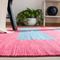thumbnail image 4 of SAFAVIEH Montauk Westley Southwestern Cotton Area Rug, Red/Blue, 6' x 6' Round, 4 of 8