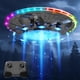 thumbnail image 2 of Drone de espuma WSBDENLK con luces geniales, juguetes OVNI, modo de retención de altitud, drone RC plegable, cuadricóptero, vuelo de ruta, retención de altitud, modo sin cabeza, drones con cámara,, 2 of 8