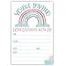 thumbnail image 3 of Cute Rainbow Invitations (20 Count) With Envelopes - Girl Baby Shower or Birthday Invites, 3 of 3