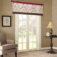 thumbnail image 1 of Madison Park Serene Window Valance - Red - 50x18, 1 of 4