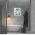 thumbnail image 5 of Bathroom Picture For Wall Rustic Bathroom Canvas Wall Art Blue Bathroom Pictures Beach Theme Bathroom Signs Painting Home Decorations For Bathroom Framed Ready To Hang 12x16Inch, 5 of 6