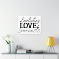 thumbnail image 6 of Scripture Walls Jeremiah 31:3 An Everlasting Love Bible Verse Canvas Christian Wall Art Ready to Hang Unframed, 6 of 13