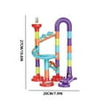 thumbnail image 3 of Loespoir Colorful Ball Run Slide Game, Block Dropping and Assembly Toy, Educational Disassembly Puzzle for Logic Development, with Multiple Tracks and Moving Components, 3 of 6
