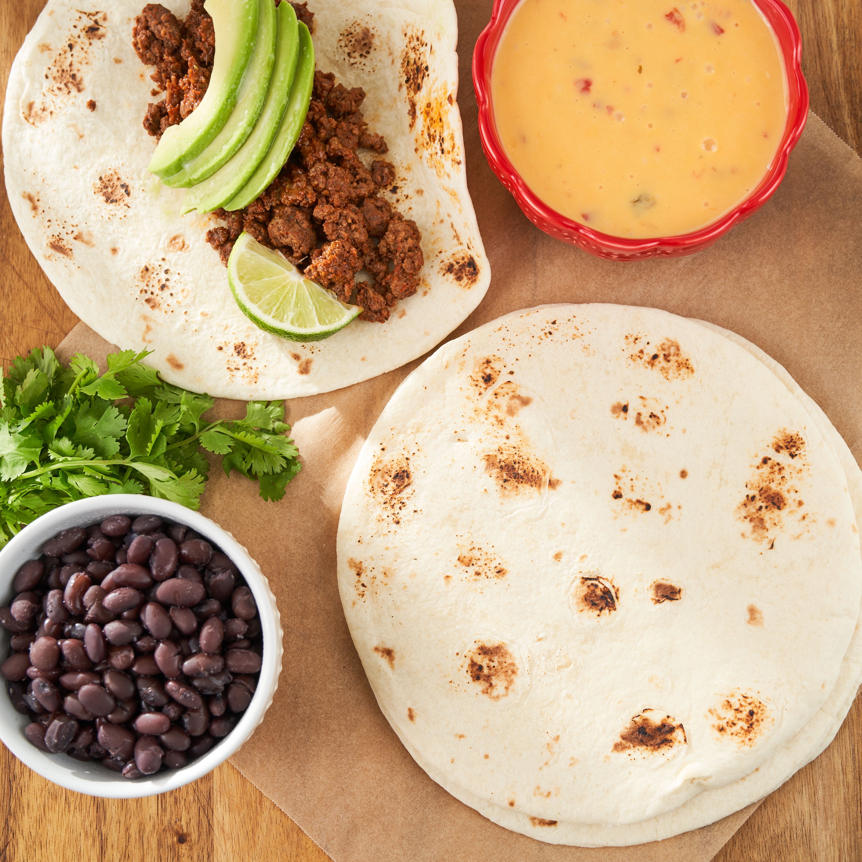 (4 pack) Great Value Small Fajita Flour Tortillas, 22.5 oz, 20 Count