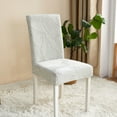 thumbnail image 4 of Super Stretch Chair Slipcovers,Dining Room Chair Covers Universal Anti-Dust Removable Washable Thicken Jacquard Chair Protector for Hotel Banquet Kitchen Decor-2-light grey, 4 of 7