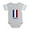Heather Gray, variant on CafePress - France_B - Cute Infant Baby Football Bodysuit