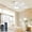 White, variant on 33In Low Profile Ceiling Fans with Lights and Remote/APP Control, White Modern Flush Mount Ceiling Fan with 5 Reversible Blades for Outdoor Patio,Small Room,Bedroom