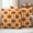 Orange Sienna DarkOrange, variant on Leopard Pumpkin Fall Outdoor Waterproof Pillow Covers, Thanksgiving Sunflower Botanical Brown Decorative Square Throw Pillowcase Sofa Cushion Sham for Patio/Couch/Chair, 16"x16" 2 Pack