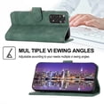 thumbnail image 4 of Funda romántica para Redmi Note 11 5g y Note 11s 5g con cordón, orificio para altavoz, ranuras para tarjetas, función billetera, función atril y protección contra caídas., 4 of 5