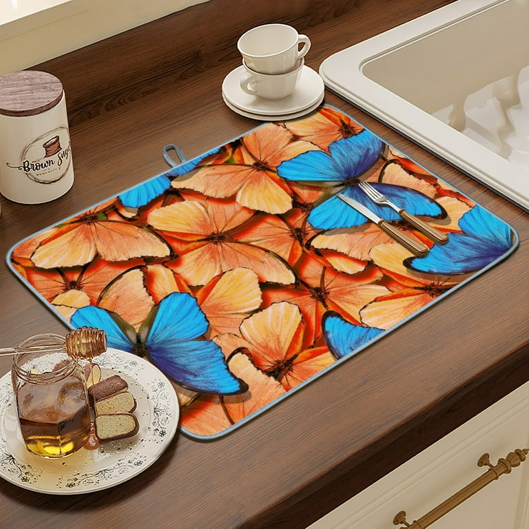 Absorbent dish mat sale