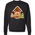 thumbnail image 2 of Inktastic Gingerbread House Christmas Adult Sweatshirt, 2 of 4